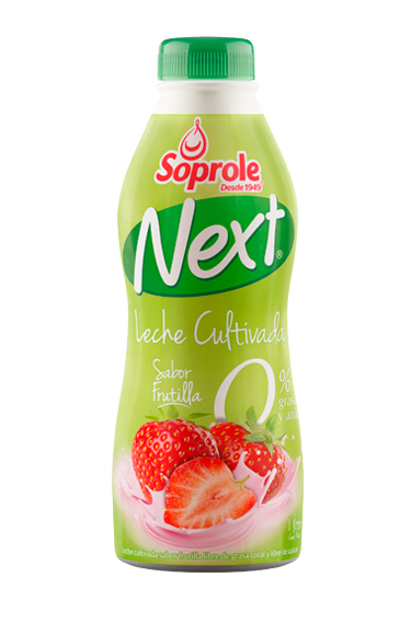 ID 4284861 - LECHE CULTIVADA NEXT FRUTILLA BOTELLA 1 L UNIDAD