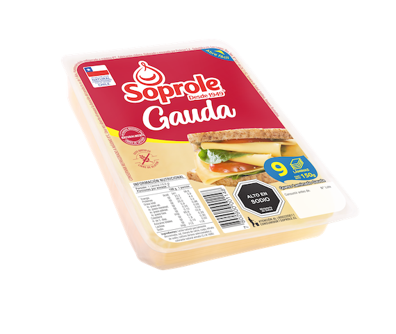 ID 4284165 - QUESO LAMINADO SOPROLE GOUDA DISPLAY 150 G UNIDAD