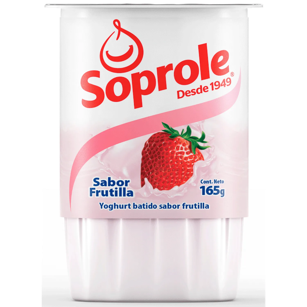 ID 4295588 - YOGURT BATIDO SOPROLE FRUTILLA POTE 165 G UNIDAD