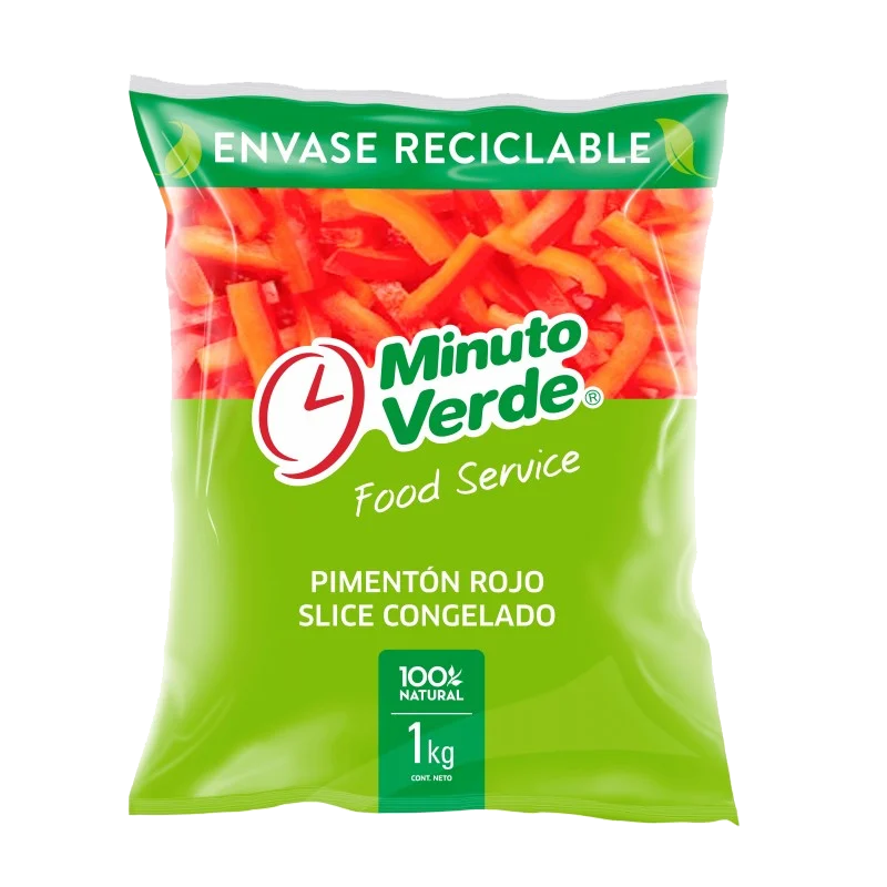 ID 4282958 - PIMENTON CONGELADO  MINUTO VERDE ROJO SLICE BOLSA 1 K UNIDAD