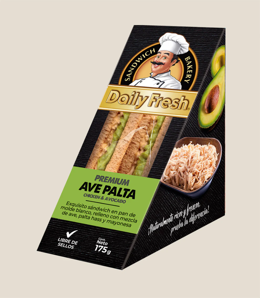 ID 4222828 - SANDWICH DAILY FRESH AVE PALTA 175 G UNIDAD