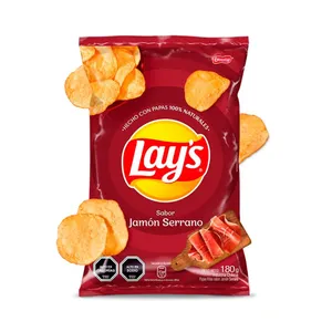 ID 4226840 - PAPA FRITA LAY'S MEDITERRANEAS JAMON SERRANO BOLSA 180 G UNIDAD