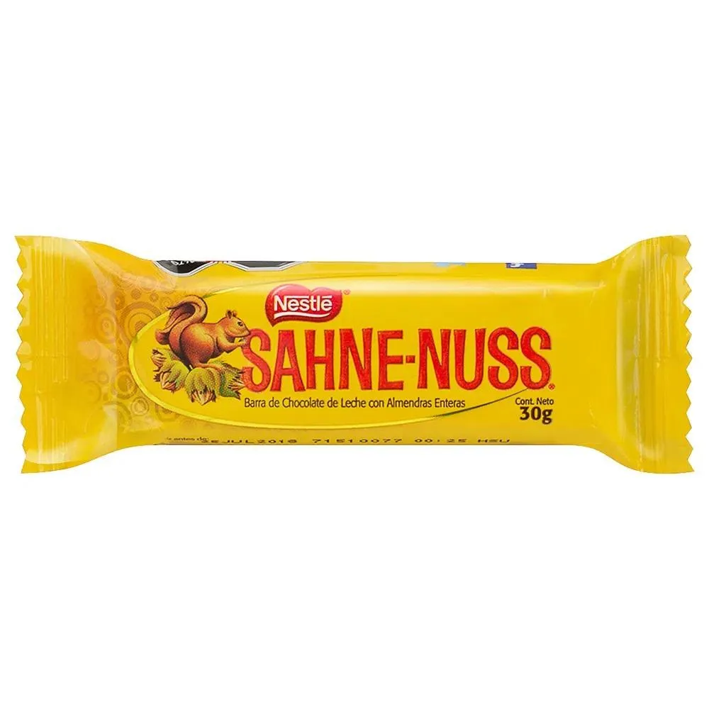 ID 4197158 - CHOCOLATE SAHNE-NUSS ALMENDRAS BOLSA 30 G UNIDAD