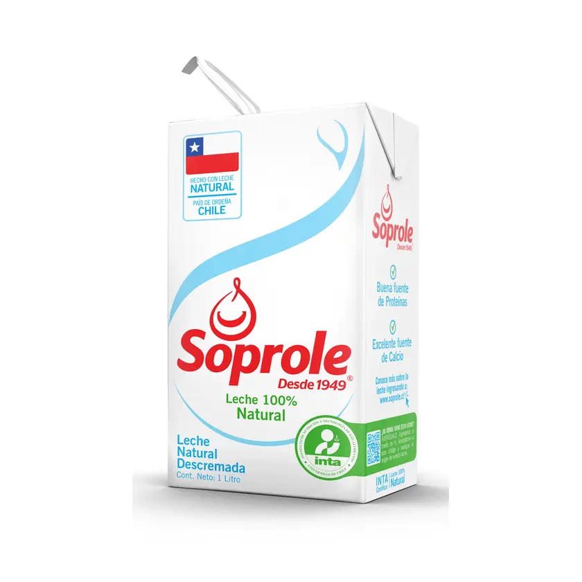 ID 4216726 - LECHE LIQUIDA DESCREMADA SOPROLE CAJA 1 L UNIDAD