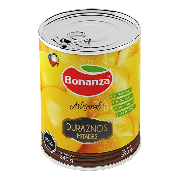 ID 4319866 - FRUTA CONSERVA DURAZNO BONANZA TARRO 590 G UNIDAD