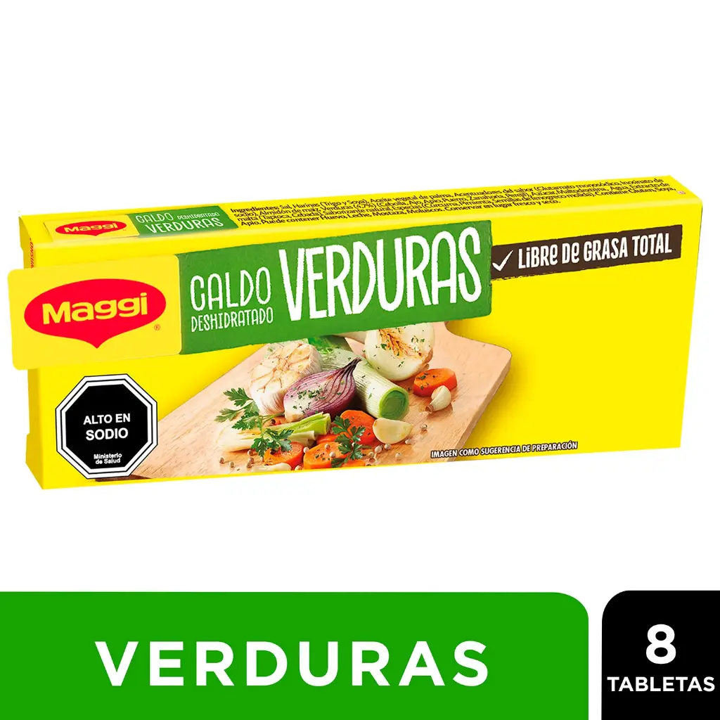 ID 4215332 - CALDO DE VERDURA MAGGI CAJA 8 TABLETAS 80 G UNIDAD