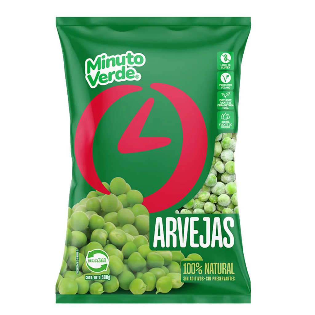  ID 4282888 - ARVEJA CONGELADA MINUTO VERDE BOLSA 500 G UNIDAD