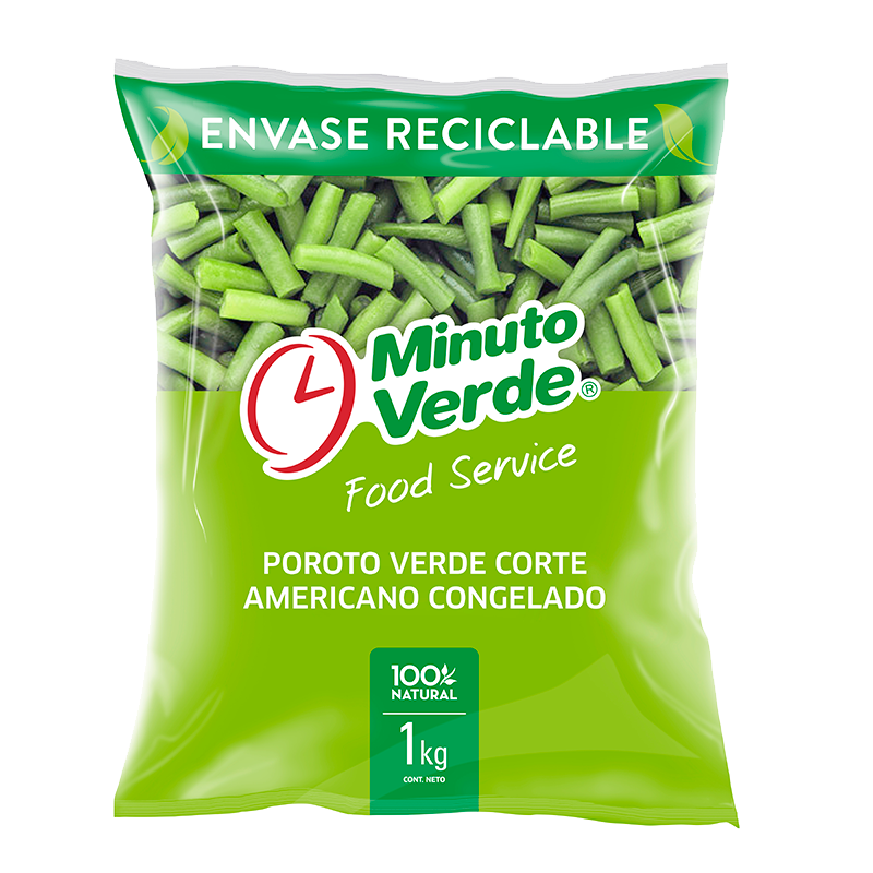 ID 4282684 - POROTO VERDE CONGELADO MINUTO VERDE CORTE AMERICANO BOLSA 1 K UNIDAD