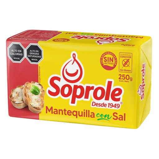 ID 4288499 - MANTEQUILLA CON SAL SOPROLE PAN 250 G UNIDAD
