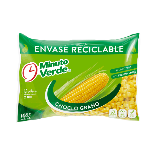 ID 4287649 - CHOCLO CONGELADO MINUTO VERDE BOLSA 200 G UNIDAD