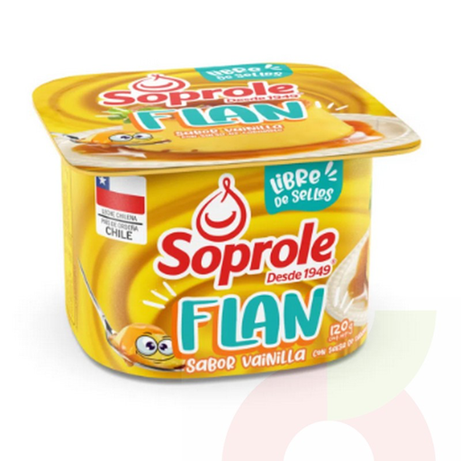 ID 4294687 - POSTRE REFRIGERADO FLAN VAINILLA SOPROLE POTE 110 G UNIDAD