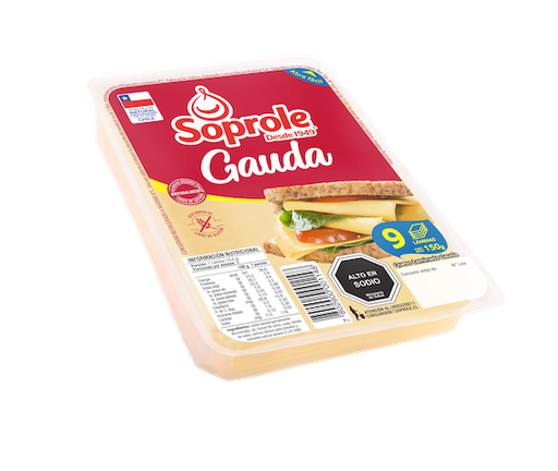 ID 4284165 - QUESO LAMINADO SOPROLE GOUDA DISPLAY 150 G UNIDAD