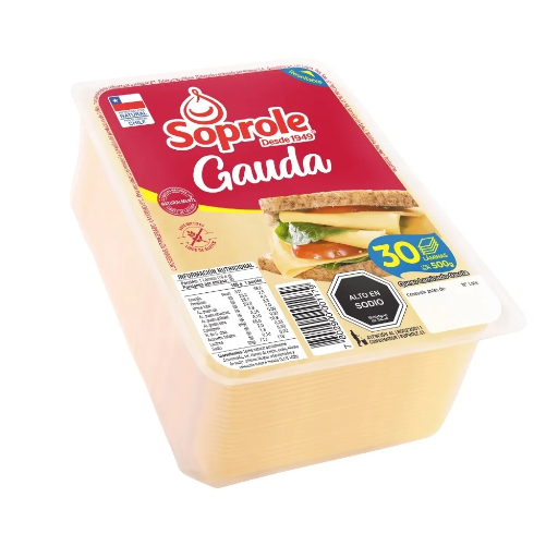 ID 4284199 - QUESO LAMINADO SOPROLE GOUDA DISPLAY 500 G UNIDAD