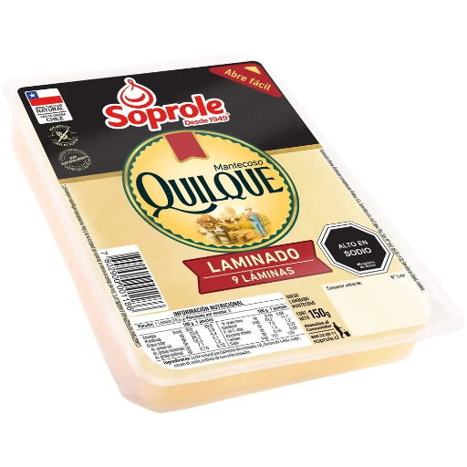ID 4284216 - QUESO LAMINADO SOPROLE MANTECOSO DISPLAY 150 G UNIDAD