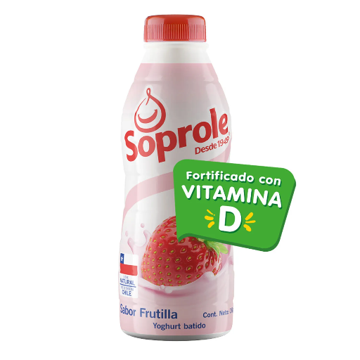 ID 4284267 - YOGURT BATIDO FRUTILLA SOPROLE BOTELLA 1 L UNIDAD