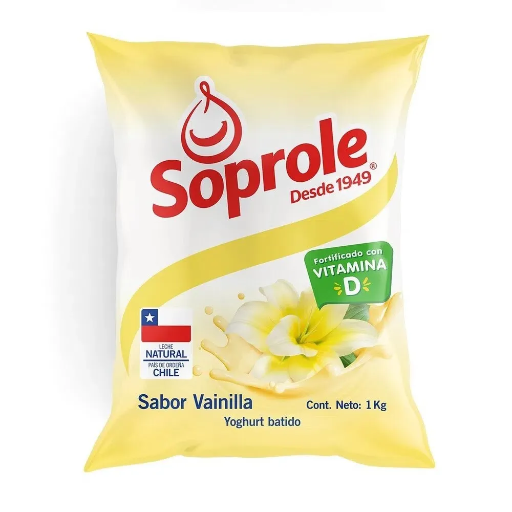 ID 4284284 - YOGURT BATIDO SOPROLE VAINILLA BOLSA 1 K UNIDAD
