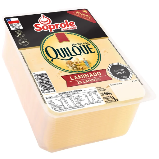 ID 4284318 - QUESO LAMINADO SOPROLE MANTECOSO DISPLAY 500 G UNIDAD