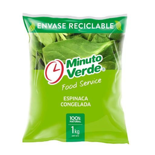 ID 4284708 - ESPINACA CONGELADA MINUTO VERDE BOLSA 1 K UNIDAD