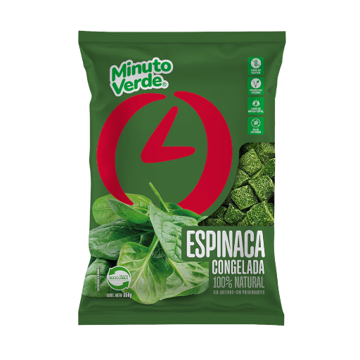 ID 4284726 - ESPINACA CONGELADA MINUTO VERDE BOLSA 350 G UNIDAD