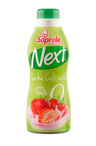 ID 4284862 - LECHE CULTIVADA NEXT FRUTILLA BOTELLA 1 L UNIDAD