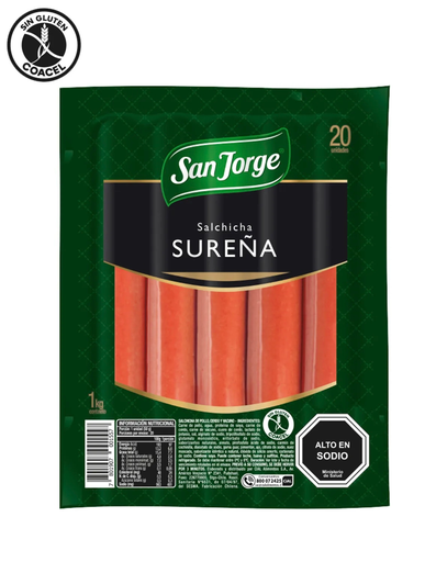 ID 4286086 - SALCHICHA SAN JORGE SUREÑAS DISPLAY 1 K UNIDAD