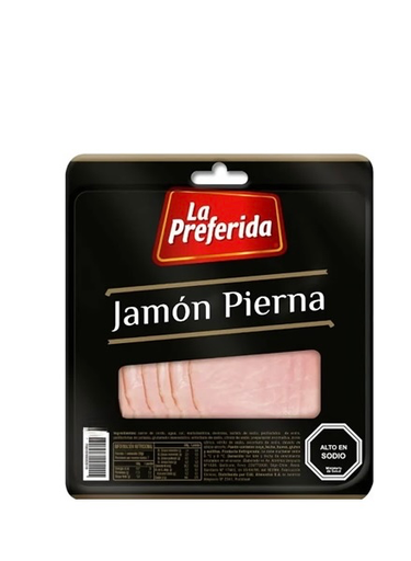 ID 4287157 - JAMON CERDO LA PREFERIDA PIERNA LAMINADO AL VACIO 200 G UNIDAD
