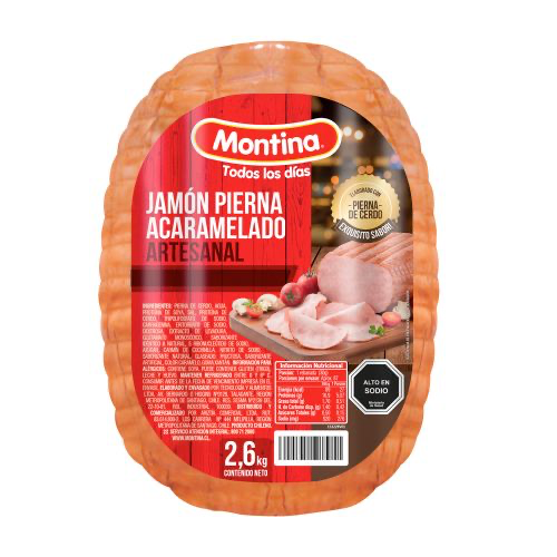 ID 4287191 - JAMÓN DE CERDO PIERNA ACARAMELADO MONTINA PIEZA 2,2 K UNIDAD