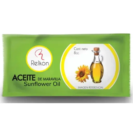 ID 4202665 - ACEITE VEGETAL SACHET RELKON MARAVILLA 8 CC CAJA 300 UNIDADES
