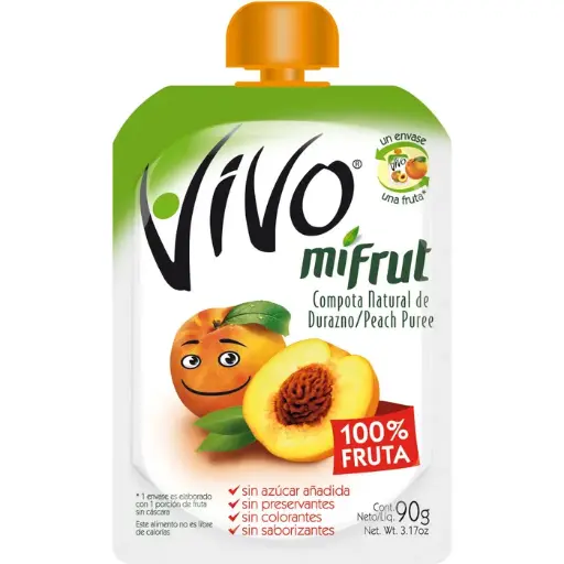 ID 4199265 - COMPOTA PARA BEBE VIVO DURAZNO 90 G UNIDAD