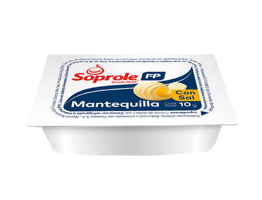 ID 4283638 - MANTEQUILLA PORTION PACK SOPROLE MINI POTE 10 G CAJA 80 UNIDADES