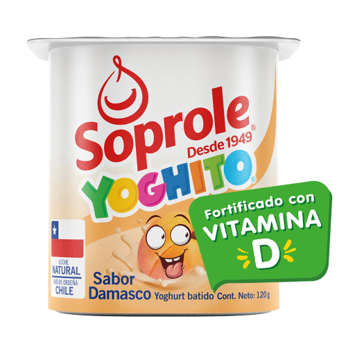 ID 4286290 - YOGURT BATIDO SOPROLE DAMASCO POTE 120 G UNIDAD