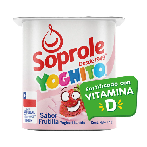 ID 4286203 - YOGURT BATIDO SOPROLE FRUTILLA POTE 120 G UNIDAD