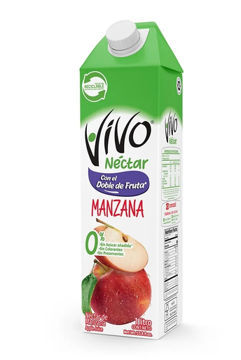 ID 4321621 - JUGO LIQUIDO VIVO MANZANA BOTELLA 1 L UNIDAD