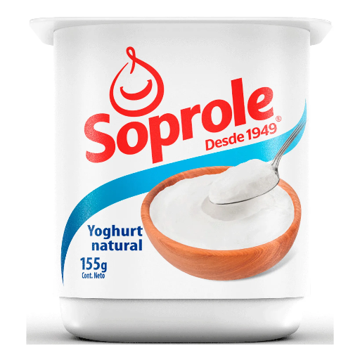 ID 4295606 - YOGURT BATIDO SOPROLE NATURAL POTE 155 G UNIDAD