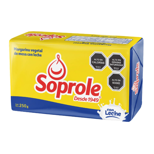 ID 4284133 - MARGARINA SOPROLE CON LECHE PAN 250 G UNIDAD