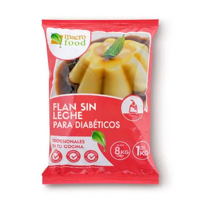 ID 4214991 - FLAN EN POLVO MACROFOOD CHILE DIABETICO PLATANO BOLSA 1 K UNIDAD