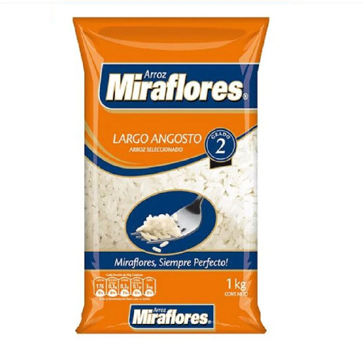 ID 4212578 - ARROZ MIRAFLORES GRADO 2 BOLSA 1 K UNIDAD
