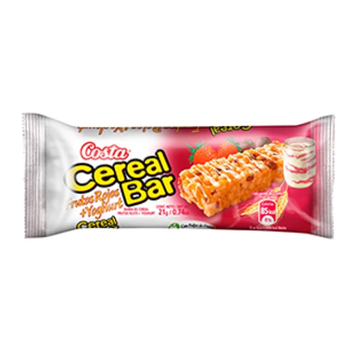ID 4235885 - CEREAL EN BARRA COSTA FRUTOS ROJOS+YOGHURT 21 G CAJA 8 BARRAS UNIDAD