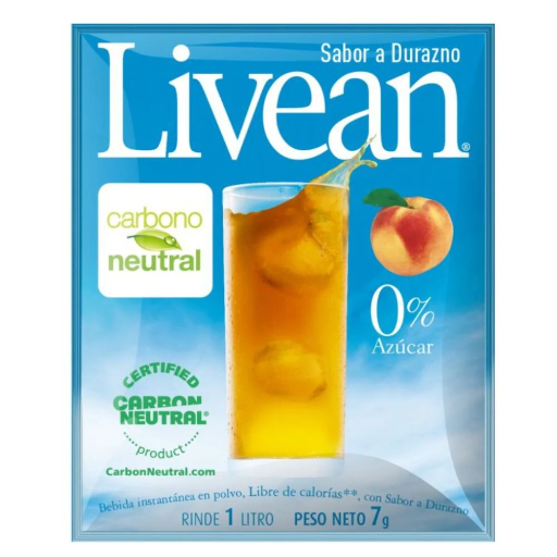 ID 4230784 - JUGO EN POLVO LIGHT LIVEAN DURAZNO SOBRE 7 G UNIDAD