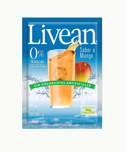 ID 4219395 - JUGO EN POLVO LIGHT LIVEAN MANGO SOBRE 7 G UNIDAD