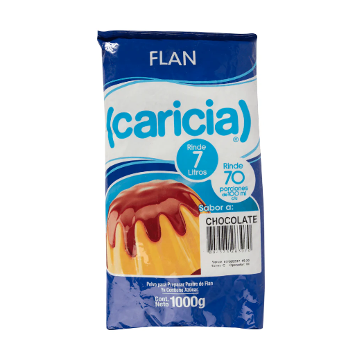 ID 4211982 - FLAN EN POLVO CARICIA CHOCOLATE BOLSA 1 K UNIDAD