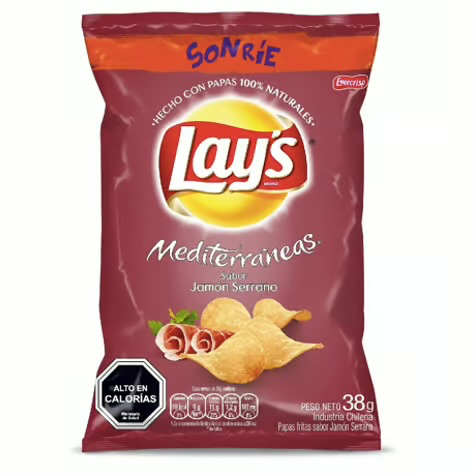 ID 4226807 - PAPA FRITA LAY'S MEDITERRANEAS JAMON SERRANO BOLSA 38 G UNIDAD