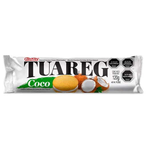 ID 4235562 - GALLETA DULCE COSTA TUAREG COCO PAQUETE 120 G UNIDAD