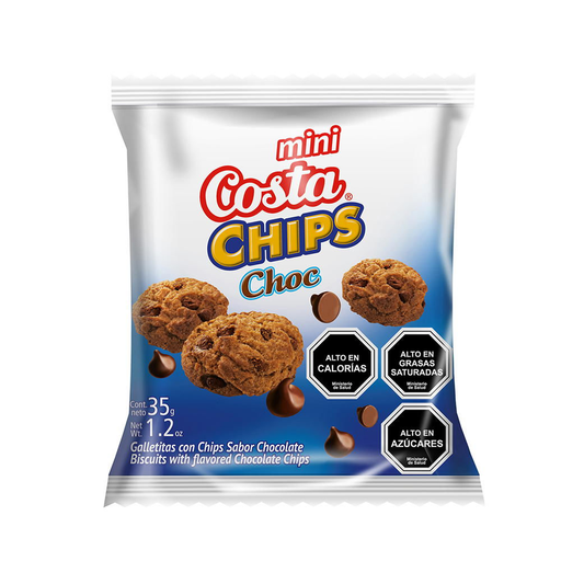 ID 4241222 - GALLETA DULCE COSTA CHOCO CHIPS BOLSA 35 G UNIDAD
