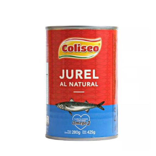 ID 4225328 - JUREL CONSERVA AL NATURAL COLISEO TARRO 425 G UNIDAD