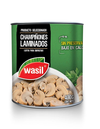 ID 4219055 - VERDURA CONSERVA CHAMPIÑONES LAMINADOS TARRO 400 G UNIDAD