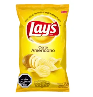 ID 4321740 - PAPA FRITA LAY'S CORTE AMERICANO BOLSA 38 G UNIDAD
