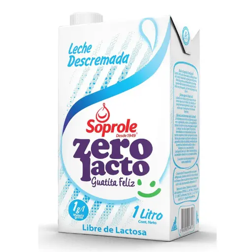 ID 4197616 - LECHE LIQUIDA DESCREMADA SIN LACTOSA SOPROLE CAJA 1 L UNIDAD