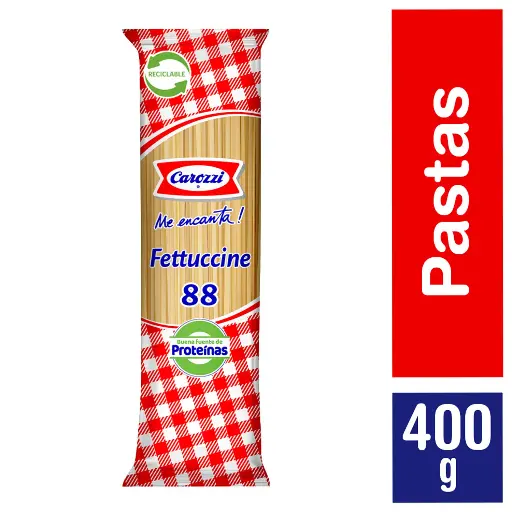 ID 4206287 - FETTUCCINI CAROZZI N°88 BOLSA 400 G UNIDAD