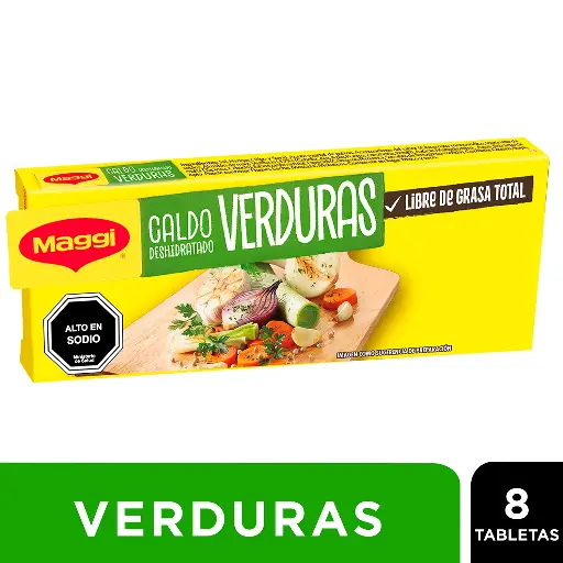 ID 4215331 - CALDO DE VERDURA MAGGI CAJA 8 TABLETAS 80 G UNIDAD